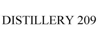 DISTILLERY 209 trademark