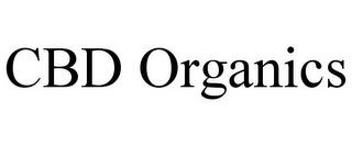 CBD ORGANICS trademark