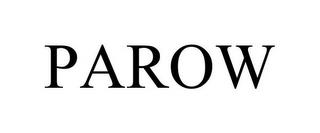 PAROW trademark