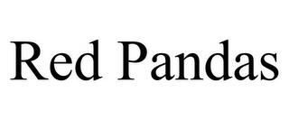 RED PANDAS trademark