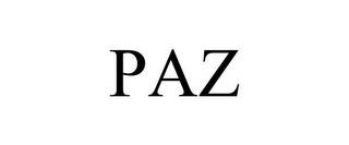 PAZ trademark