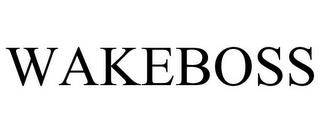 WAKEBOSS trademark