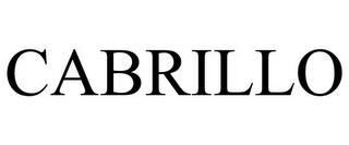 CABRILLO trademark