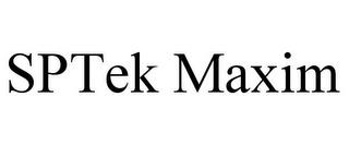 SPTEK MAXIM trademark