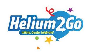 HELIUM 2 GO INFLATE, CREATE, CELEBRATE! trademark