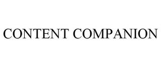 CONTENT COMPANION trademark