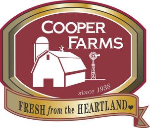 COOPER FARMS SINCE 1938 FRESH FROM THE HEARTLAND trademark