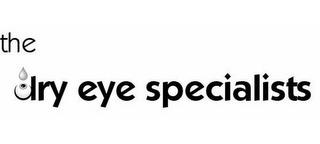 THE DRY EYE SPECIALISTS trademark