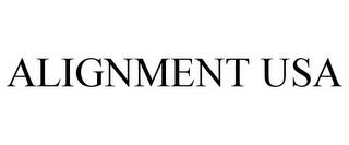 ALIGNMENT USA trademark