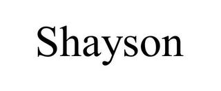 SHAYSON trademark