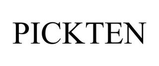 PICKTEN trademark