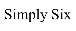 SIMPLY SIX trademark