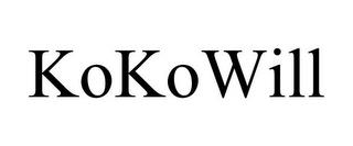 KOKOWILL trademark