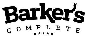 BARKER'S COMPLETE trademark