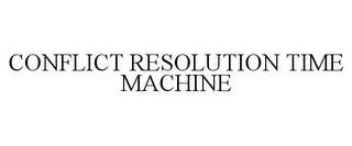 CONFLICT RESOLUTION TIME MACHINE trademark