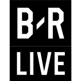 B/R LIVE trademark