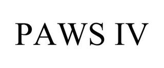 PAWS IV trademark