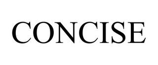 CONCISE trademark