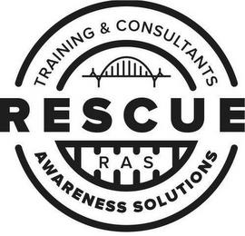 TRAINING & CONSULTANTS RESCUE AWARENESSSOLUTIONS RASOLUTIONS RAS trademark