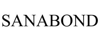 SANABOND trademark