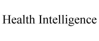 HEALTH INTELLIGENCE trademark