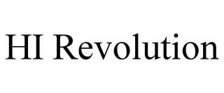 HI REVOLUTION trademark