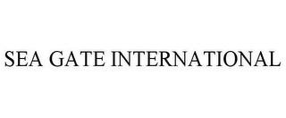 SEA GATE INTERNATIONAL trademark