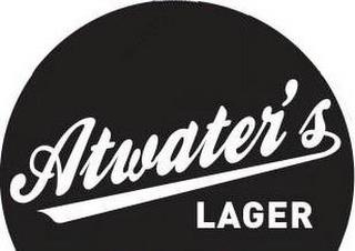 ATWATER'S LAGER trademark