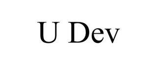 U DEV trademark