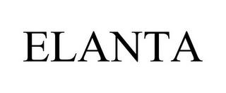 ELANTA trademark