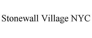 STONEWALL VILLAGE NYC trademark