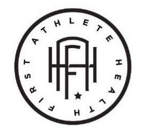 ATHLETE HEALTH FIRST AHF trademark