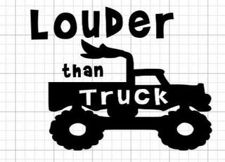 LOUDER THAN TRUCK trademark