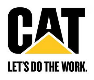 CAT LET'S DO THE WORK. trademark