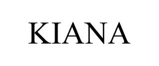 KIANA trademark