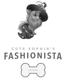 CUTE SOPHIA'S FASHIONISTA trademark