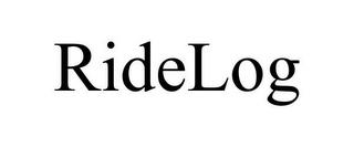 RIDELOG trademark