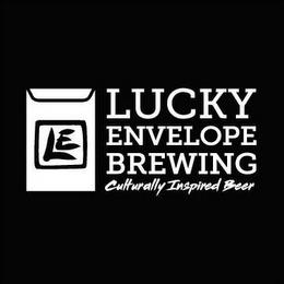 LE LUCKY ENVELOPE BREWING CULTURALLY INSPIRED BEER trademark