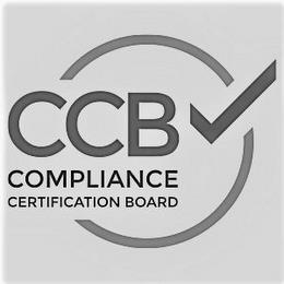 CCB COMPLIANCE CERTIFICATION BOARD trademark