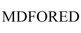 MDFORED trademark