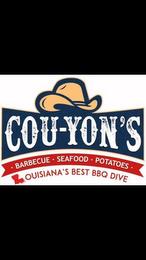 COU-YON'S BARBECUE SEAFOOD POTATOES LOUISIANA'S BEST BBQ DIVE trademark