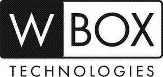 W BOX TECHNOLOGIES trademark