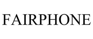 FAIRPHONE trademark