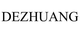 DEZHUANG trademark