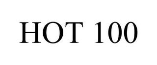 HOT 100 trademark