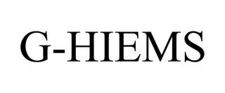 G-HIEMS trademark