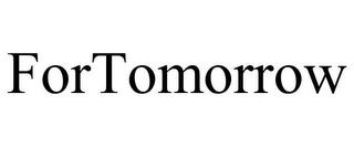 FORTOMORROW trademark