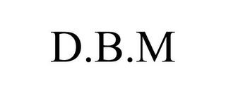 D.B.M trademark