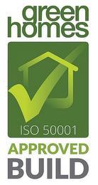 GREEN HOMES ISO 50001 APPROVED BUILD trademark