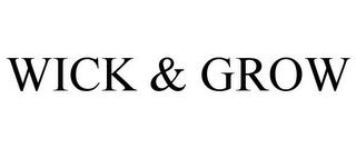 WICK & GROW trademark